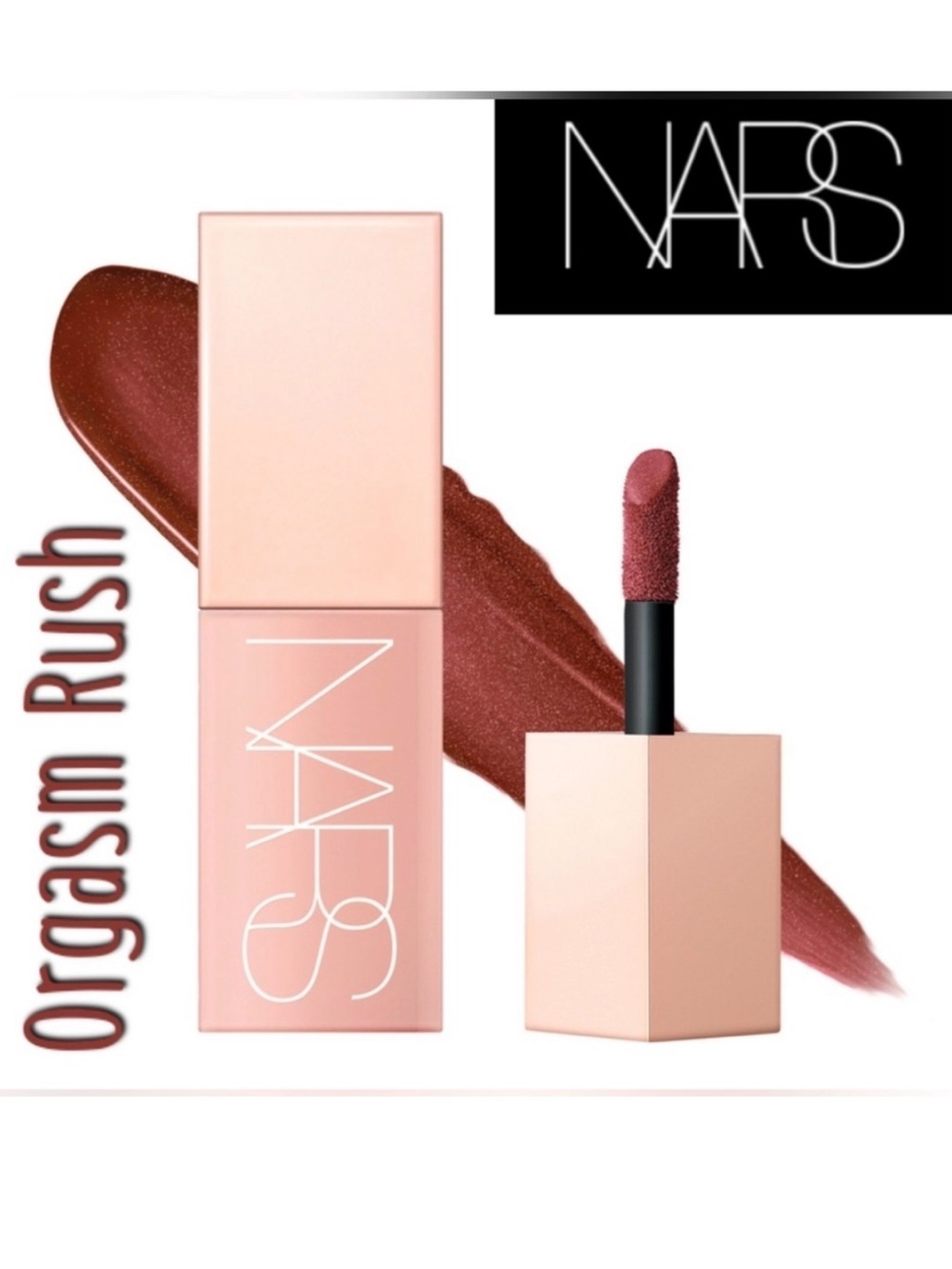 Nars Afterglow Liquid Blush Orgasm Rush Rosy Bronze Brand New in Box Authentic